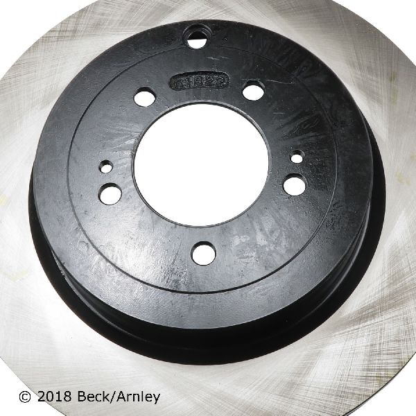 2008-2015 Mitsubishi Lancer Disc Brake Rotor - Rear (Beck Arnley)