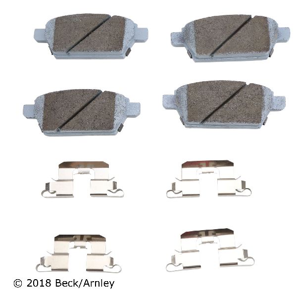 2006-2013 Mazda 6 Disc Brake Pad Set - Rear (Beck Arnley)