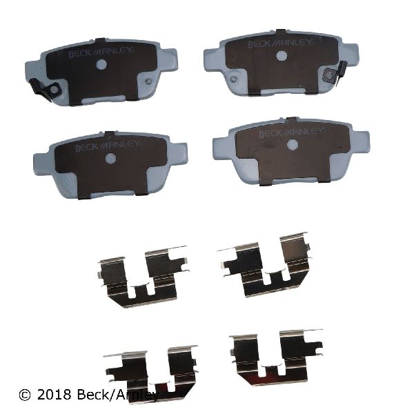 2006-2014 Honda Ridgeline Disc Brake Pad Set - Rear (Beck Arnley)