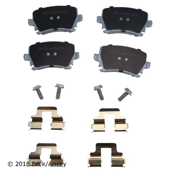 2006-2011 Audi A6 Disc Brake Pad Set - Rear (Beck Arnley)