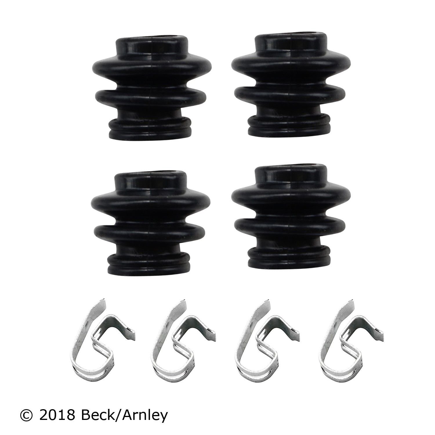 Disc Brake Hardware Kit Rear Beck//Arnley 084-1896