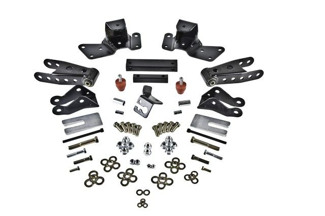 1999-2000 Chevrolet C2500 Leaf Spring Hanger Lowering Kit - Rear (Bell Tech)