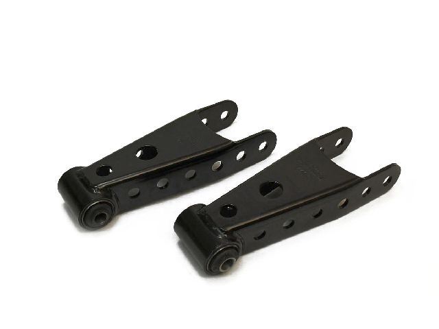 2001-2010 GMC Sierra 2500 HD Leaf Spring Shackle Lowering Kit - Rear (Bell Tech)