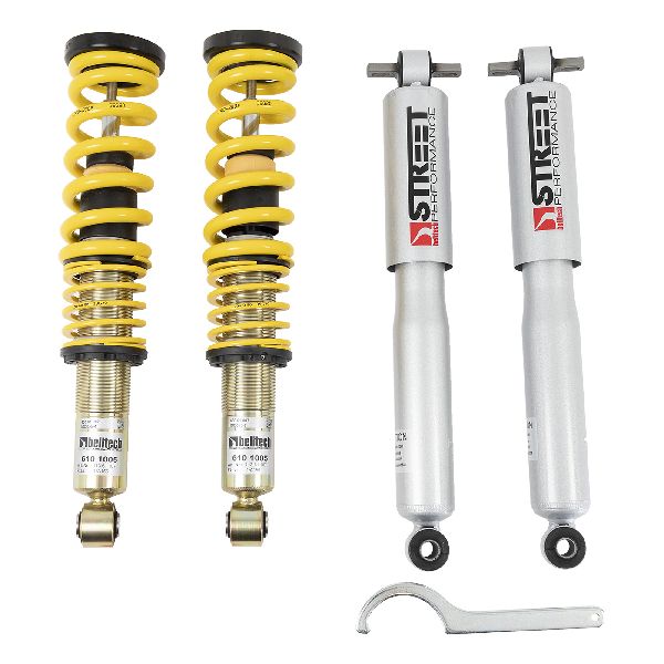 2004-2012 GMC Canyon Coilover Adjustable Spring Lowering Kit (Bell Tech)