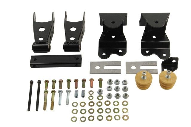 1988-1998 GMC C1500 Leaf Spring Hanger Lowering Kit - Rear (Bell Tech)