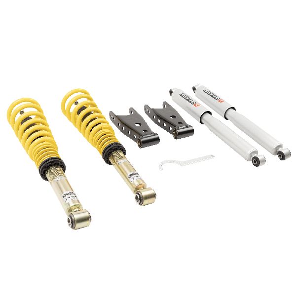 2004-2013 Ford F-150 Coilover Adjustable Spring Lowering Kit (Bell Tech)