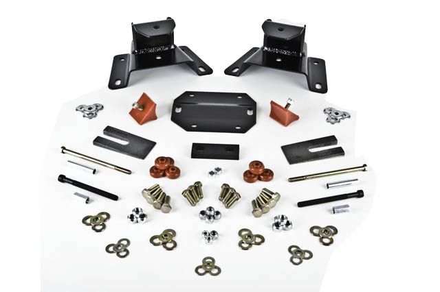 1987-1996 Ford F-150 Leaf Spring Hanger Lowering Kit - Rear (Bell Tech)
