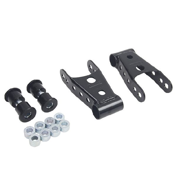 2014-2020 Ford F-150 Leaf Spring Shackle Lowering Kit - Rear (Bell Tech)
