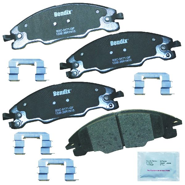 2008-2011 Ford Focus Disc Brake Pad Set - Front (Bendix)