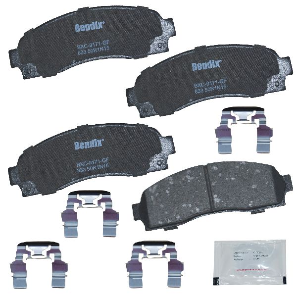 2002-2005 Mercury Mountaineer Disc Brake Pad Set - Front (Bendix)
