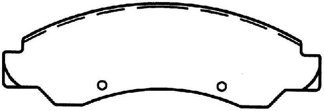 2007-2008 Chevrolet Avalanche Disc Brake Pad Set - Front (Bendix)