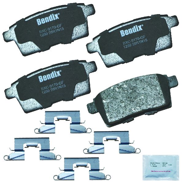 2007-2015 Mazda CX-9 Disc Brake Pad Set - Rear (Bendix)