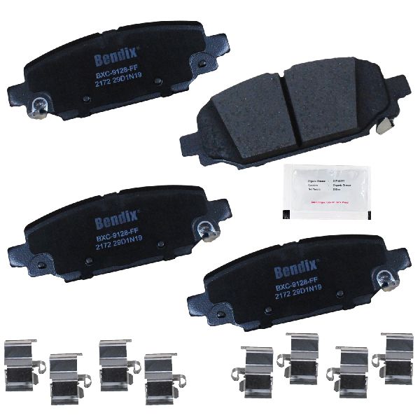 2018-2024 Jeep Wrangler Disc Brake Pad Set - Rear (Bendix)