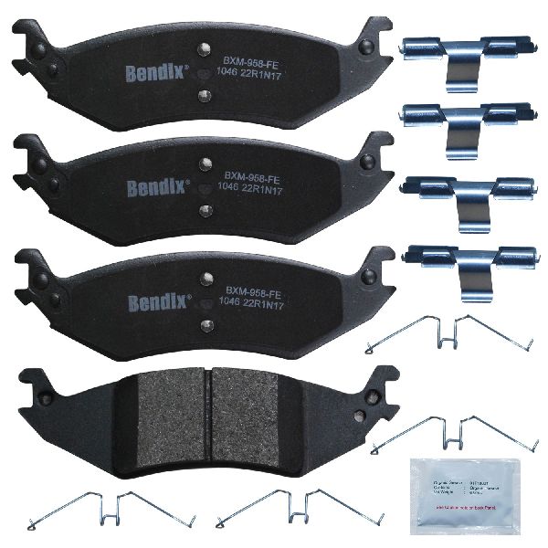 2004-2007 Ford E-150 Disc Brake Pad Set - Rear (Bendix)