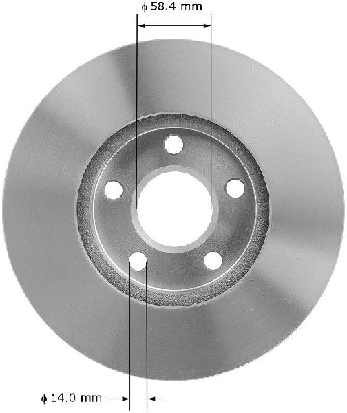 1992-2005 Chevrolet Cavalier Disc Brake Rotor - Front (Bendix)