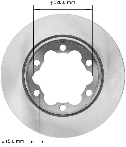 2002-2006 Freightliner Sprinter 2500 Disc Brake Rotor - Rear (Bendix)