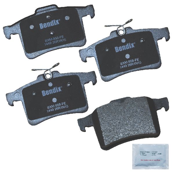 2010-2015 Jaguar XF Disc Brake Pad Set - Rear (Bendix)