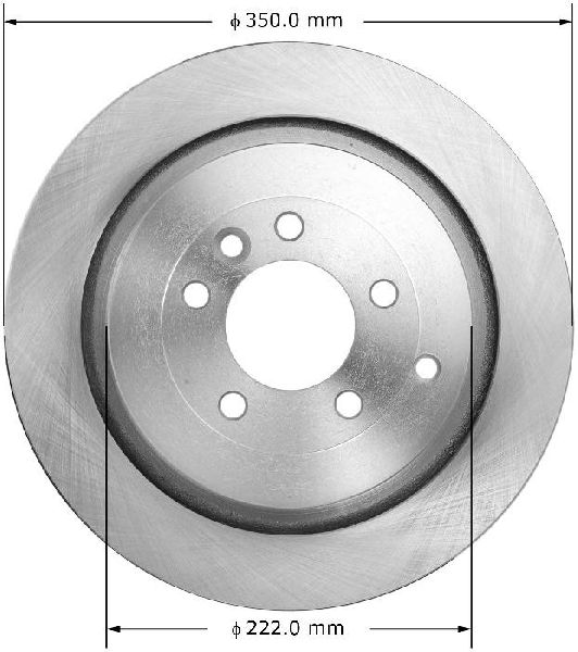 2010-2016 Land Rover LR4 Disc Brake Rotor - Rear (Bendix)