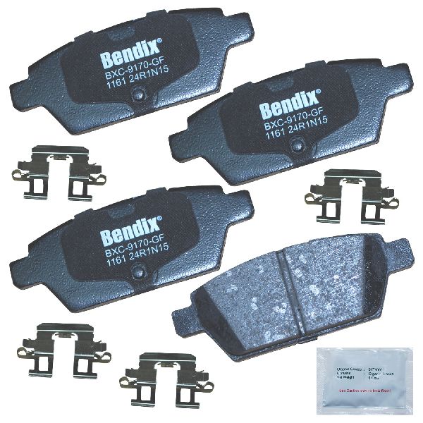 2006-2013 Mazda 6 Disc Brake Pad Set - Rear (Bendix)