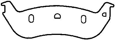 2003-2011 Mercury Grand Marquis Disc Brake Pad Set - Rear (Bendix)