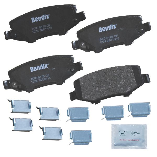 2007-2012 Dodge Nitro Disc Brake Pad Set - Rear (Bendix)