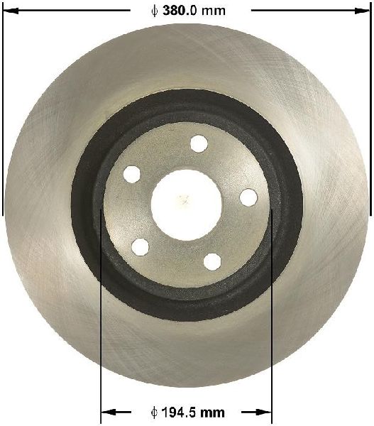 2018-2020 Dodge Durango Disc Brake Rotor - Front (Bendix)