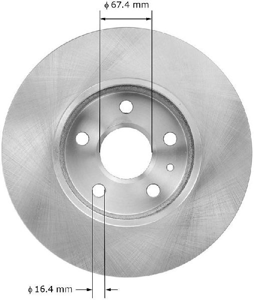 2008-2014 Cadillac CTS Disc Brake Rotor - Front (Bendix)