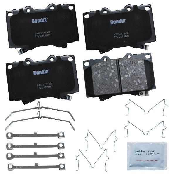 1998-2007 Toyota Land Cruiser Disc Brake Pad Set - Front (Bendix)
