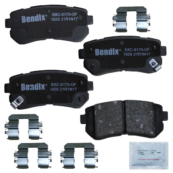 2016-2017 Hyundai Tucson Disc Brake Pad Set - Rear (Bendix)
