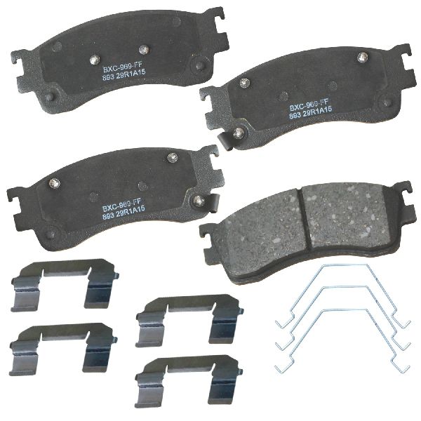 2001-2003 Mazda Protege Disc Brake Pad Set - Front (Bendix)