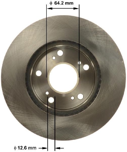 2013-2015 Acura ILX Disc Brake Rotor - Front (Bendix)