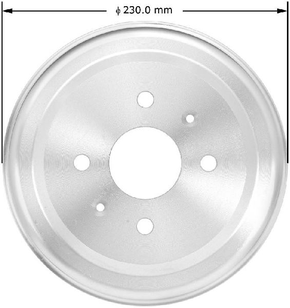 2013-2015 Chevrolet Spark Brake Drum - Rear (Bendix)