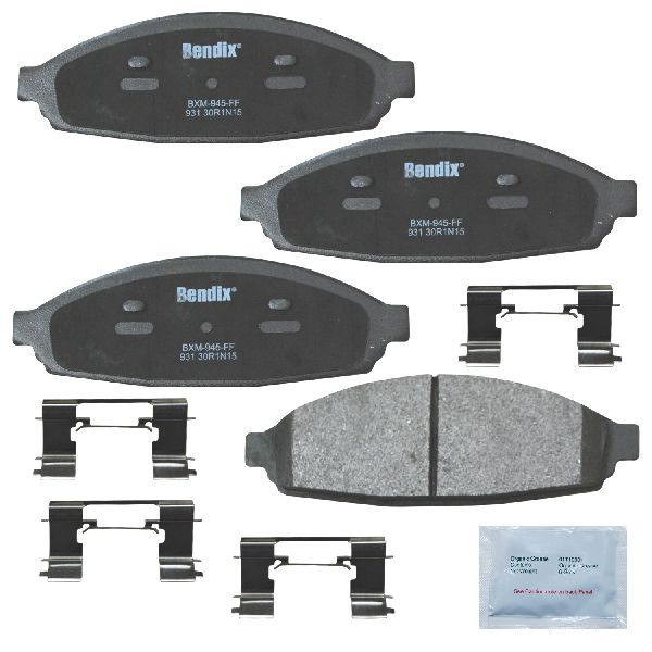 2003-2011 Lincoln Town Car Disc Brake Pad Set - Front (Bendix)