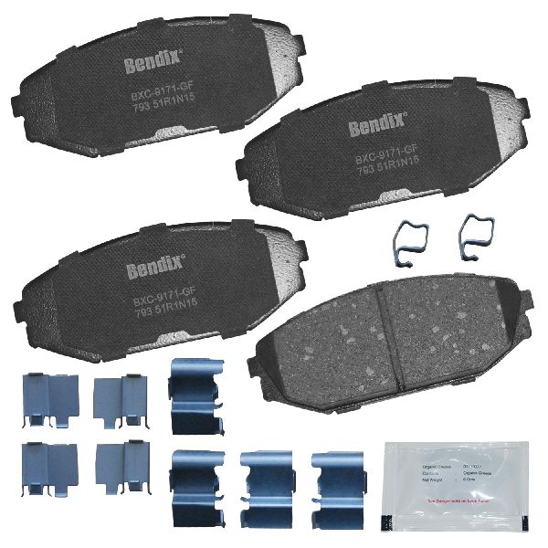 1999-2004 Honda Odyssey Disc Brake Pad Set - Front (Bendix)