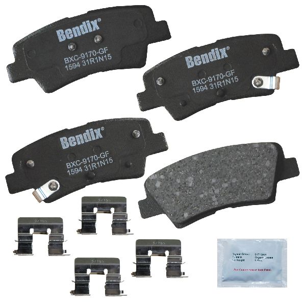 2012-2015 Hyundai Veloster Disc Brake Pad Set - Rear (Bendix)
