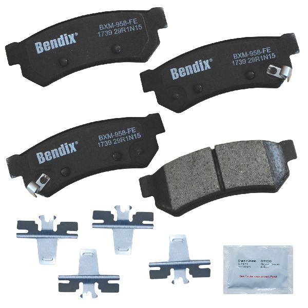 2014-2016 Chevrolet Spark EV Disc Brake Pad Set - Rear (Bendix)