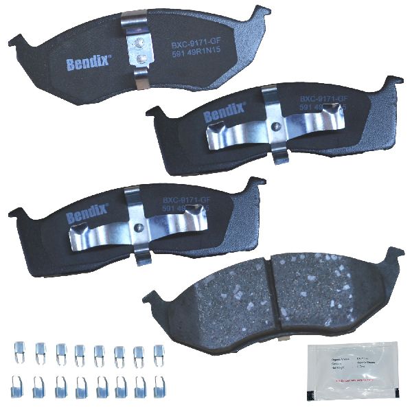 1996-2000 Dodge Caravan Disc Brake Pad Set - Front (Bendix)