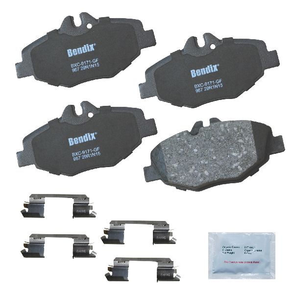 2006-2009 Mercedes-Benz E350 Disc Brake Pad Set - Front (Bendix)