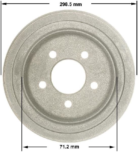 1991-1994 Ford Explorer Brake Drum - Rear (Bendix)
