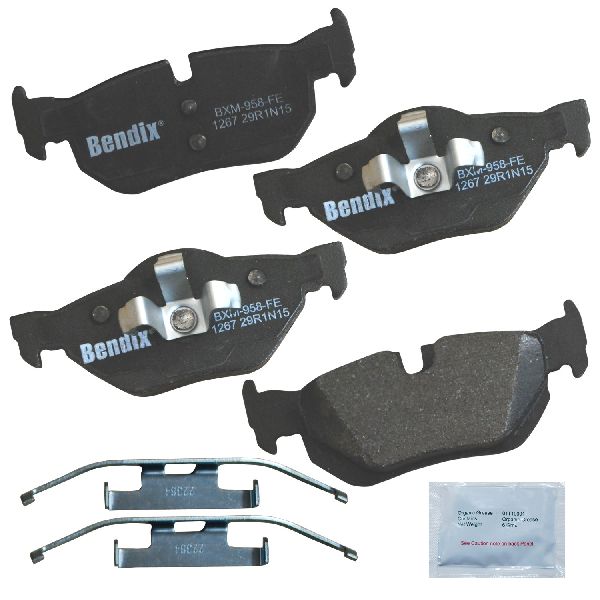 2007-2013 BMW 328i Disc Brake Pad Set - Rear (Bendix)