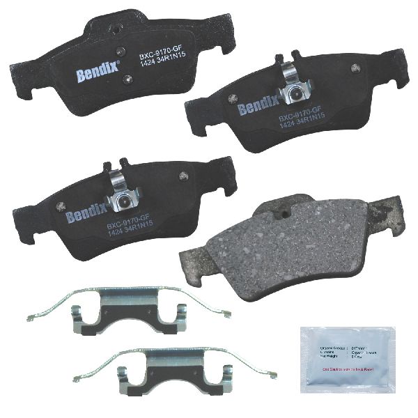 2007-2013 Mercedes-Benz S600 Disc Brake Pad Set - Rear (Bendix)