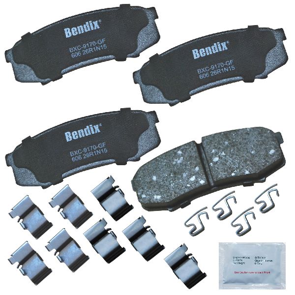 2001-2007 Toyota Sequoia Disc Brake Pad Set - Rear (Bendix)