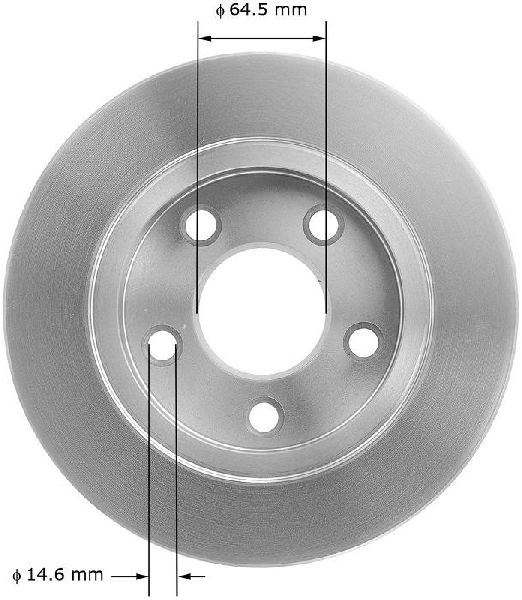 1991-2002 Lincoln Continental Disc Brake Rotor - Rear (Bendix)