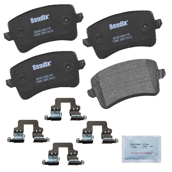 2009-2017 Audi Q5 Disc Brake Pad Set - Rear (Bendix)