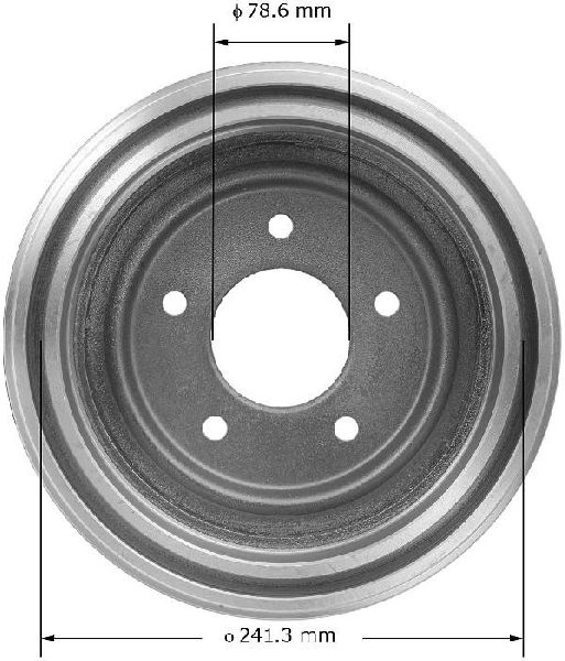 1985-2002 Chevrolet Astro Brake Drum - Rear (Bendix)