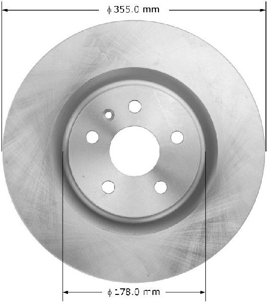 2009 Pontiac G8 Disc Brake Rotor - Front (Bendix)