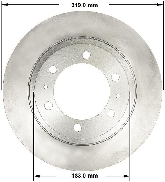 2008-2014 Toyota FJ Cruiser Disc Brake Rotor - Front (Bendix)