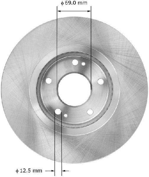 2011-2013 Kia Sorento Disc Brake Rotor - Front (Bendix)