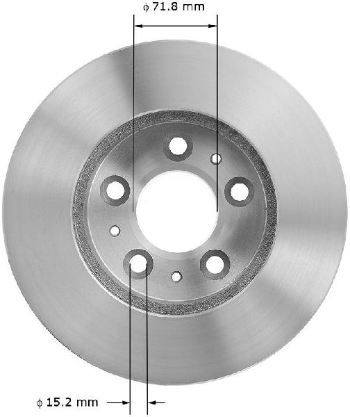 1995-1997 Lincoln Town Car Disc Brake Rotor - Front (Bendix)