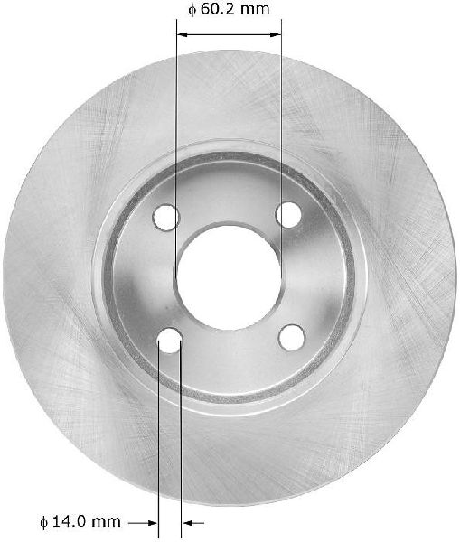 2005-2010 Chevrolet Cobalt Disc Brake Rotor - Front (Bendix)